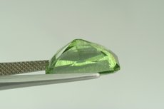 Großer Facettierter Peridot m. Ludwigit Einschlüsse