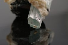 アクアマリン /  電気石, ショール (Aquamarine / Schorl)