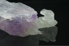 Bi-colored  Kunzite  Crystal