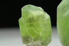 Peridot Kristalle mit Ludwigit Einschlüssen