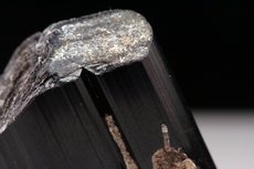 Schorl Crystals on Albite