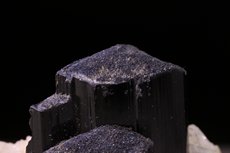 Schorl Crystal with Albite