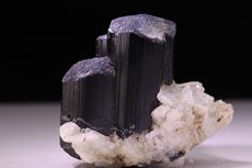 Schorl Crystal with Albite