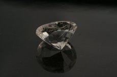 Clear Pollucite oval Cut