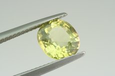 Fine Straw Yellow Danburite oval Cut