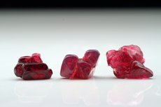 3 Unusual intergrown/ twinned Spinel Crystals