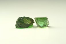 Fine Green Kornerupine Crystal & Cut