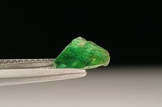 Fine Green Kornerupine Crystal & Cut