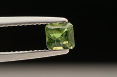 Fine Green Kornerupine Crystal & Cut