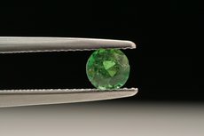 Fine Green Kornerupine Crystal & Cut