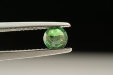 Fine Green Kornerupine Crystal & Cut