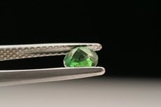 Fine Green Kornerupine Crystal & Cut