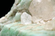 Big Amazonite Crystal with Topaz