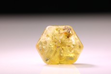 Schöner zyklischer Chrysoberyll Zwillings-Kristall 