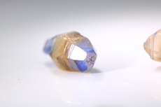2 Saphir Doppelender  Kristalle