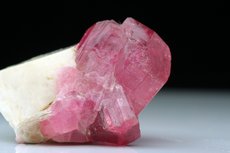 Tourmaline Crystal on Feldspar