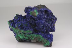 Fine Azurite with Malachite