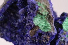 Fine Azurite with Malachite