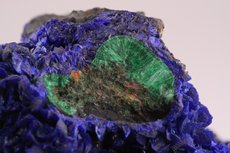 Fine Azurite with Malachite