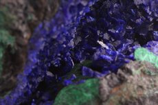 Fine Azurite with Malachite