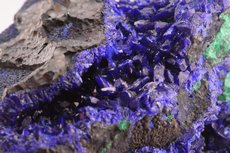 Fine Azurite with Malachite