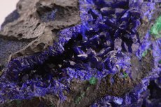 Fine Azurite with Malachite