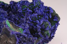 Fine Azurite with Malachite