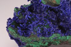 Fine Azurite with Malachite