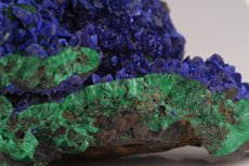 Fine Azurite with Malachite