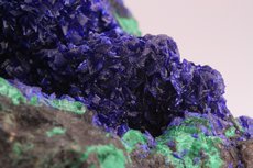 Fine Azurite with Malachite