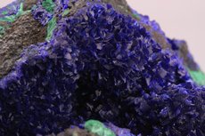 Fine Azurite with Malachite