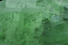 Big fine green fluorite Crystal 1,1 kg