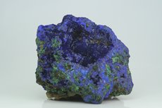 Azurite on Malachite