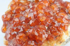 Spessartine with Smoky Quartz