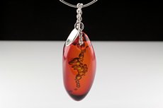 Top fine red Amber Pendant Burma