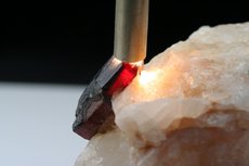 Rare transparent Tantalite in Matrix Afghanistan