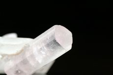 Achroite (Tourmaline) Crystal on Quartz 