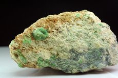 Demantoid Crystals in Matrix Afghanistan