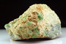 Demantoid Crystals in Matrix Afghanistan