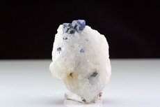 Twinned blue Spinel Crystal in Matrix Pakistan