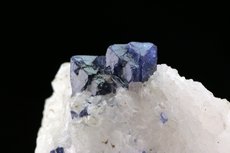 Twinned blue Spinel Crystal in Matrix Pakistan