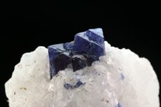 Twinned blue Spinel Crystal in Matrix Pakistan