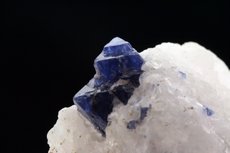 Twinned blue Spinel Crystal in Matrix Pakistan