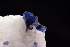 Twinned blue Spinel Crystal in Matrix Pakistan