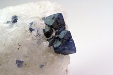 Twinned blue Spinel Crystal in Matrix Pakistan