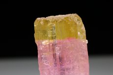 Seltener Pink / gelber  Turmalin Kristall Kaschmir