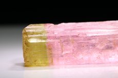 Seltener Pink / gelber  Turmalin Kristall Kaschmir