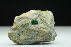 Seltener Demantoid Kristall in Matrix Pakistan