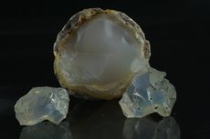 Opal Geode und Rohstein Äthiopien