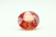 Natural Spinel Round Cut Padparadscha Orange Color  3.3 cts.